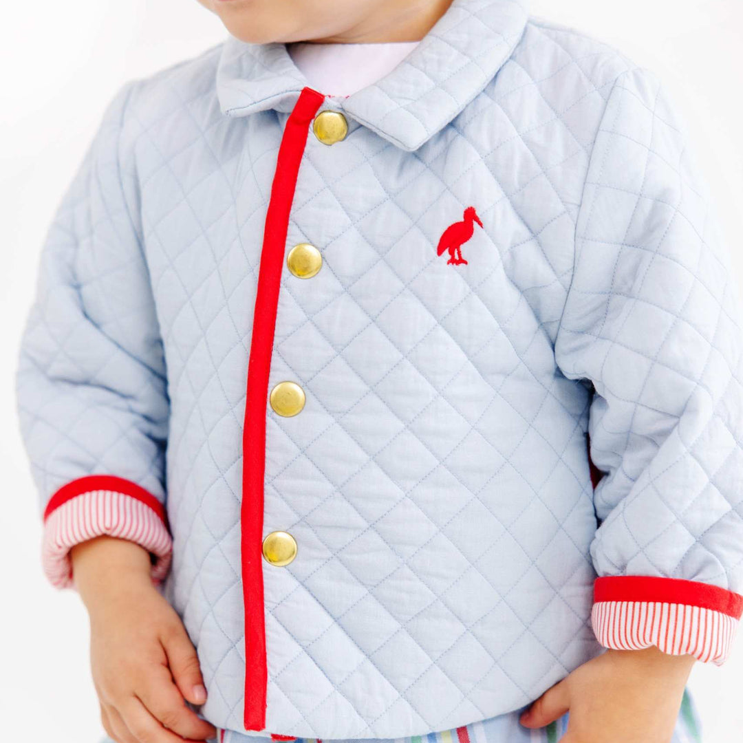 Jude Jacket - Beale Street Blue with Richmond Red Stripe