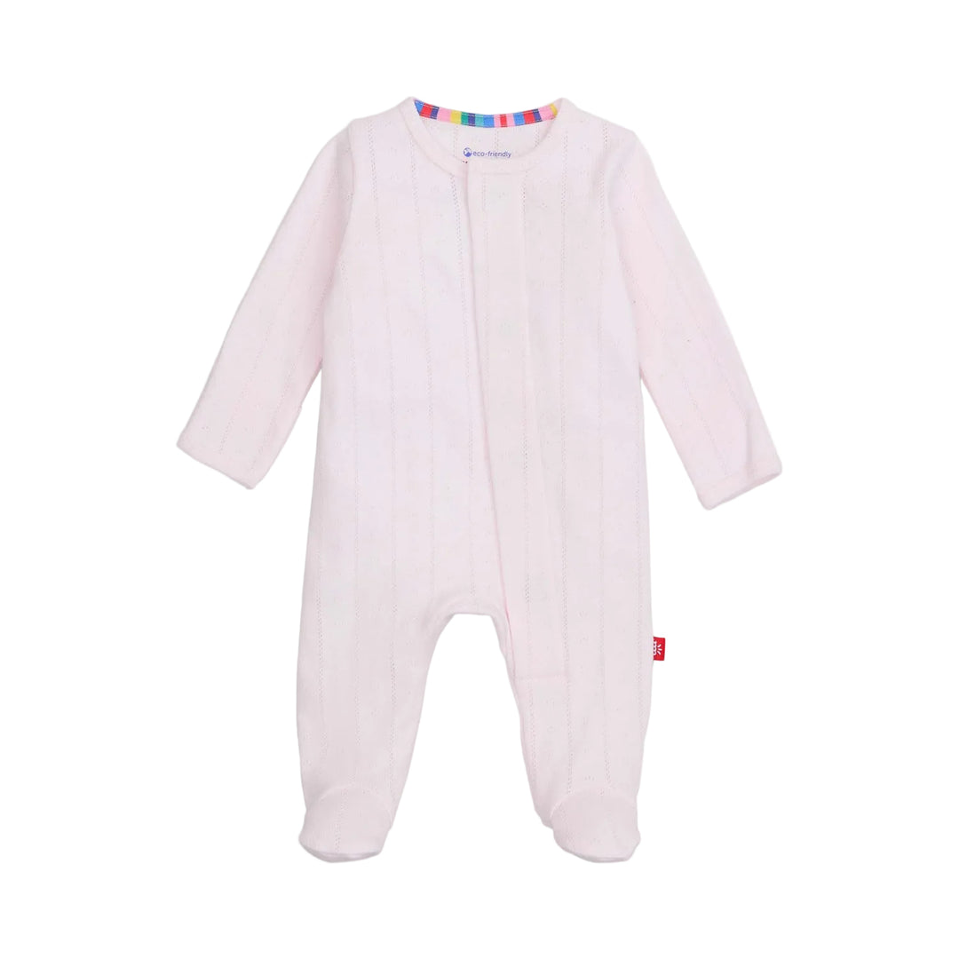 Love Lines Pink Footie