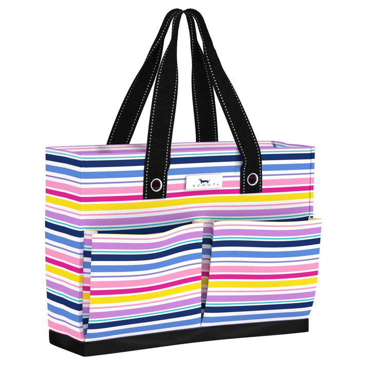 Uptown Girl Tote Bag Tote Scout Stripe a Pose 