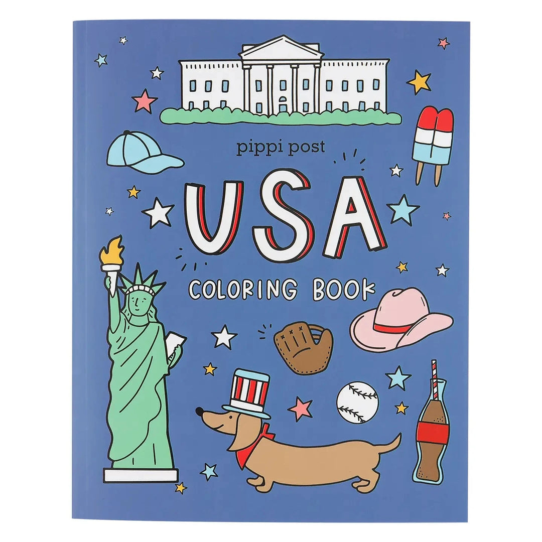 USA Coloring Book Coloring Book Pippi Post 