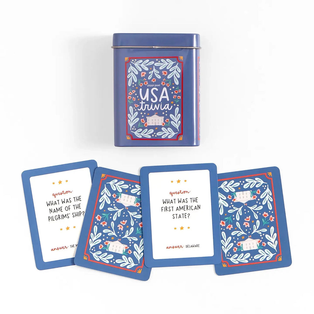 USA Trivia Deck of Cards Playing Cards Pippi Post 