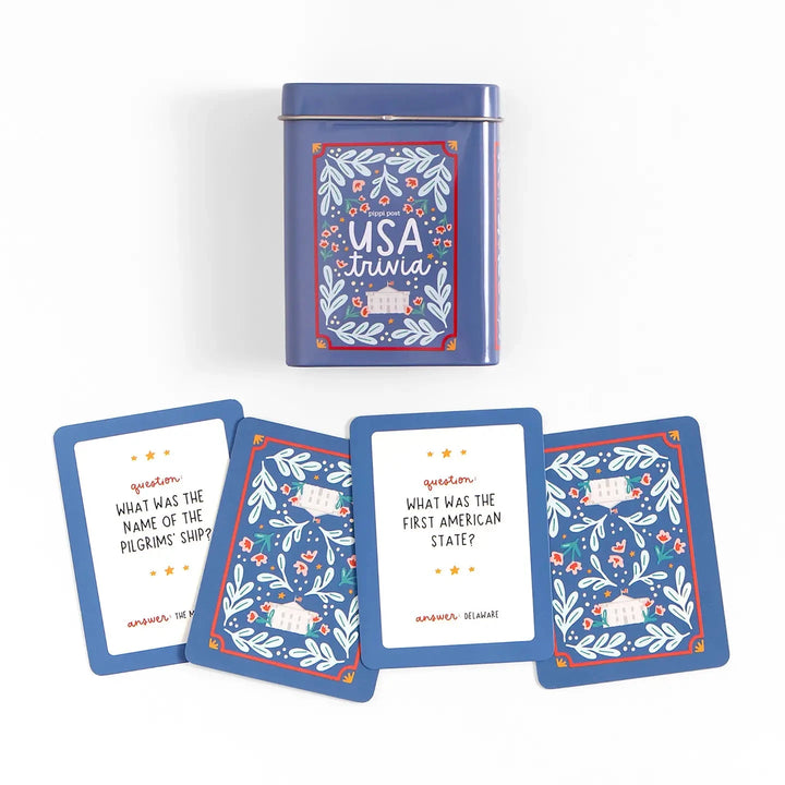 USA Trivia Deck of Cards Playing Cards Pippi Post 