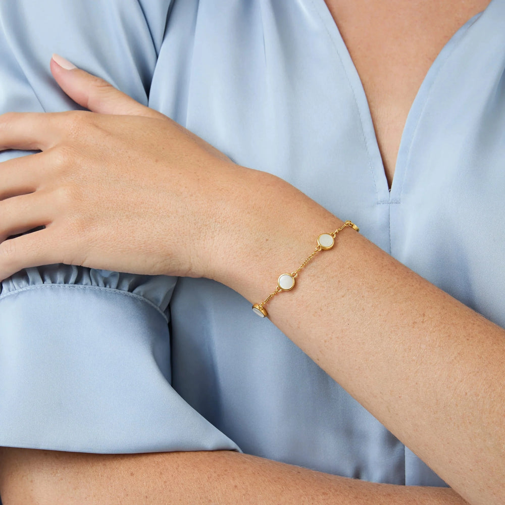 Valencia Delicate Bracelet - Mother of Pearl Womens Bracelet Julie Vos 