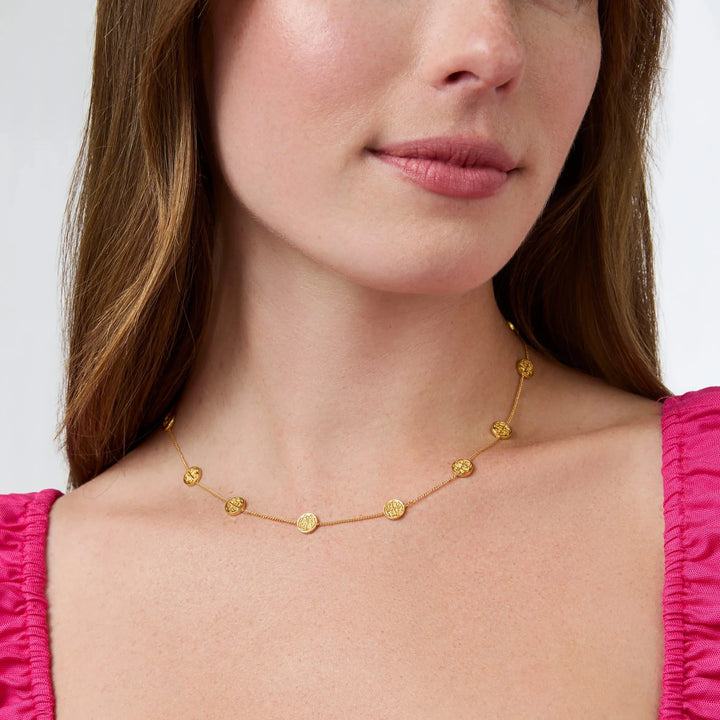 Valencia Delicate Station Necklace Womens Necklace Julie Vos 