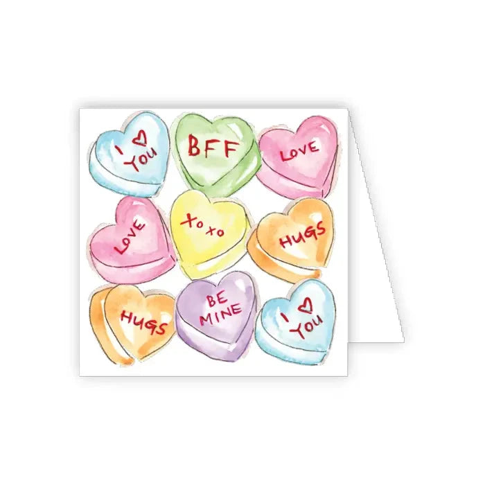 Valentines Enclosure Cards Gift Card Rosanne Beck Colorful Candy Conversation 
