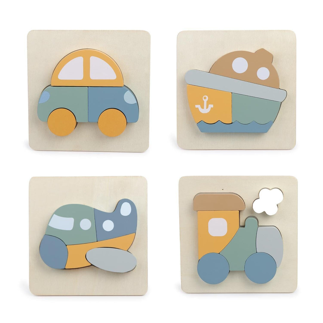 Vehicles Wooden Puzzle Puzzle Two's Company 
