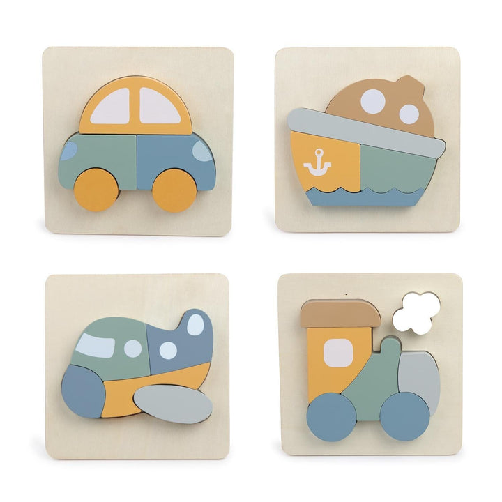 Vehicles Wooden Puzzle Puzzle Two's Company 