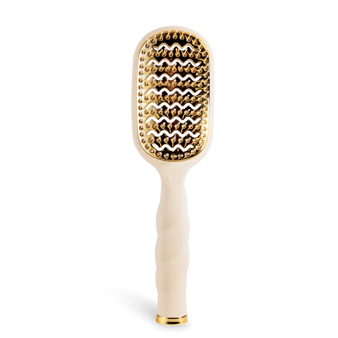 Vented Hair Brush Hair Brush Teleties Tan 
