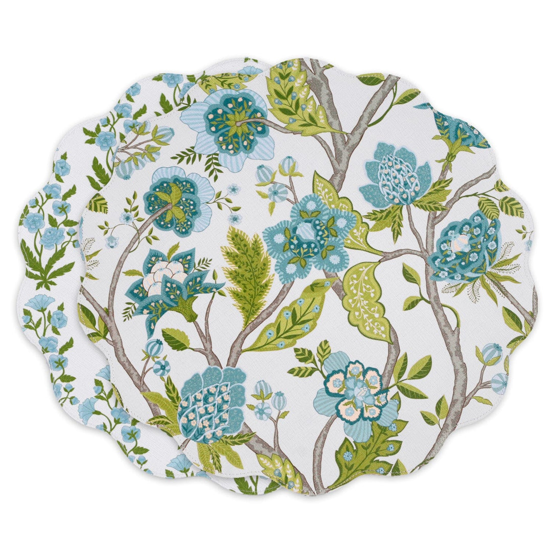 VIDA Blooms & Branches Reversible Round Placemats Placemats Beatriz Ball 