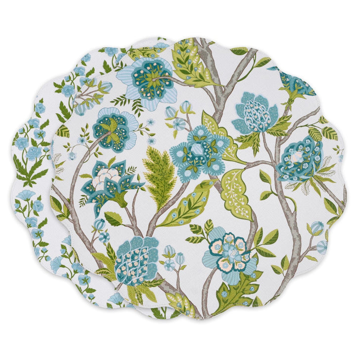 VIDA Blooms & Branches Reversible Round Placemats Placemats Beatriz Ball 