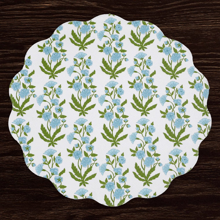 VIDA Blooms & Branches Reversible Round Placemats Placemats Beatriz Ball 