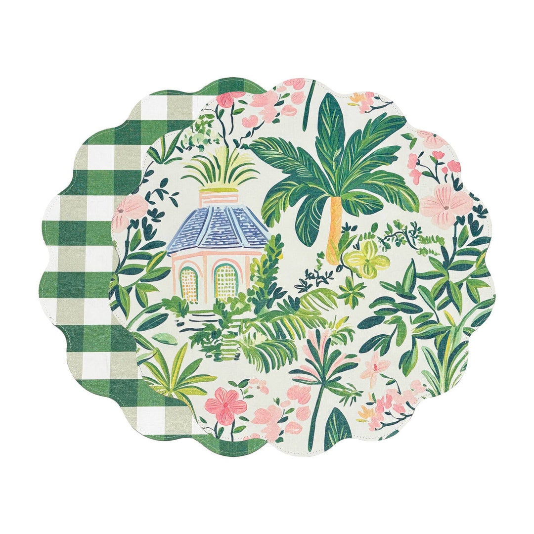 VIDA Cabana Reversible Round Placemats Placemats Beatriz Ball 