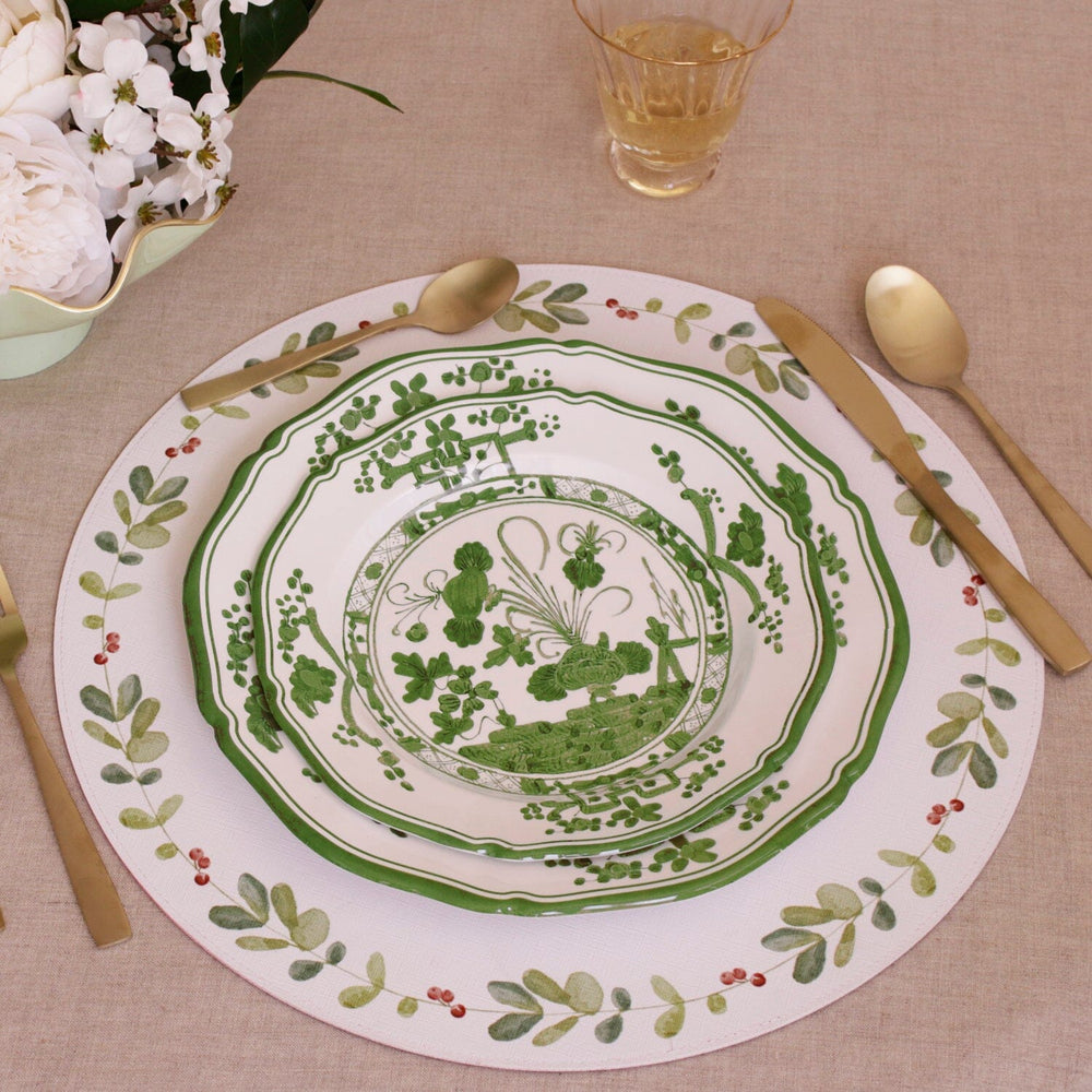 VIDA Faenza Dinner Plate Green - Set of 4 Dinner Plates Beatriz Ball 
