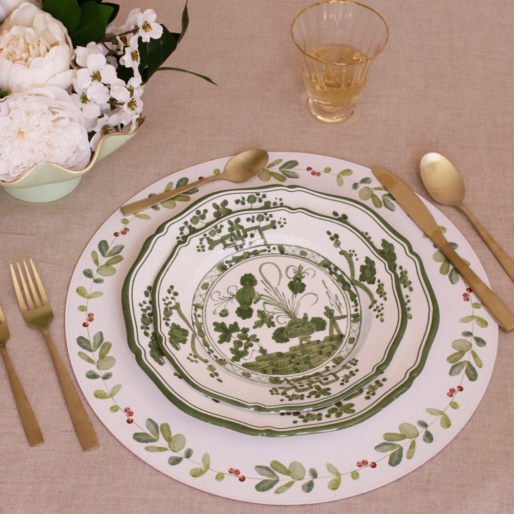 VIDA Faenza Salad Plate Green - Set of 4 Dinner Plates Beatriz Ball 