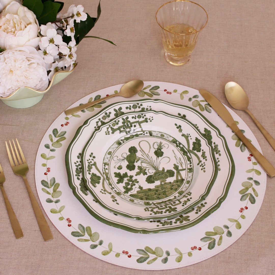 VIDA Faenza Salad Plate Green - Set of 4 Dinner Plates Beatriz Ball 