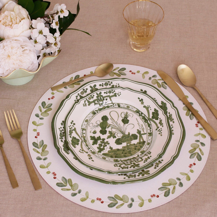 VIDA Faenza Salad Plate Green - Set of 4 Dinner Plates Beatriz Ball 