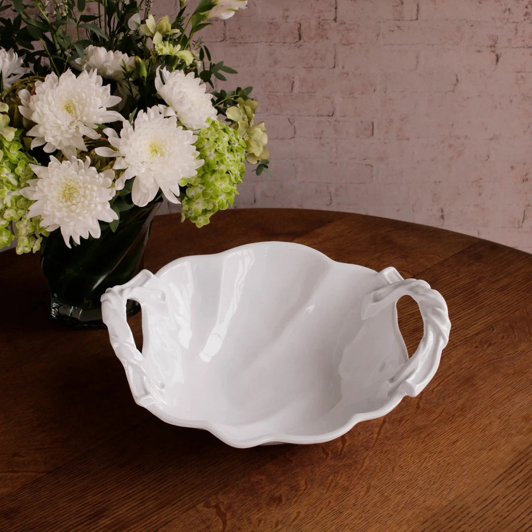 VIDA Sasha Round Large Bowl with Handles Decorative Bowl Beatriz Ball 