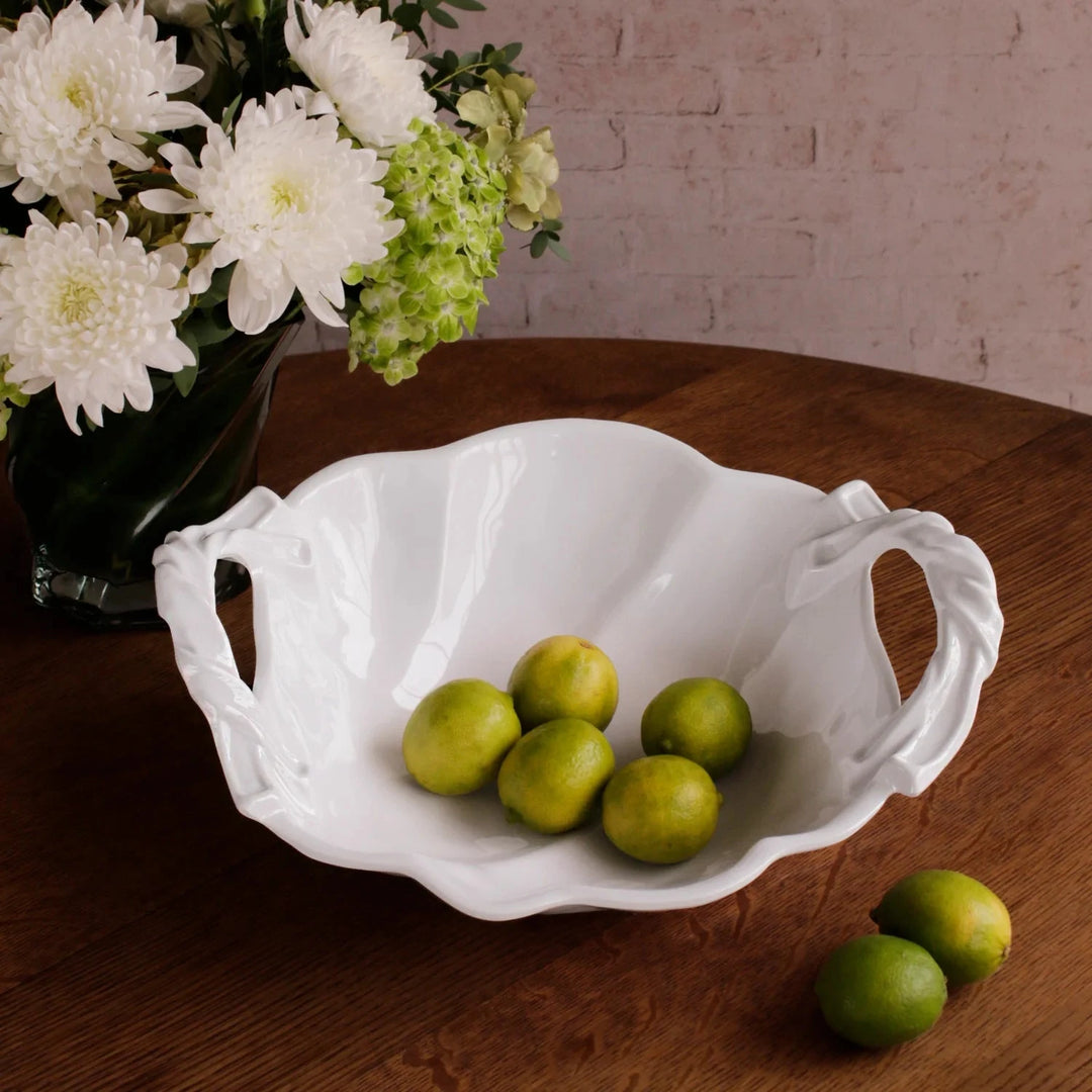 VIDA Sasha Round Large Bowl with Handles Decorative Bowl Beatriz Ball 