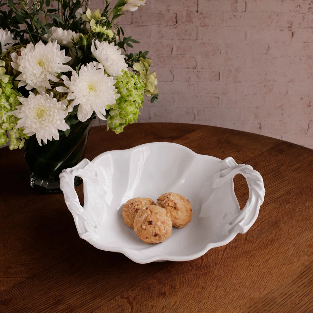 VIDA Sasha Round Large Bowl with Handles Decorative Bowl Beatriz Ball 