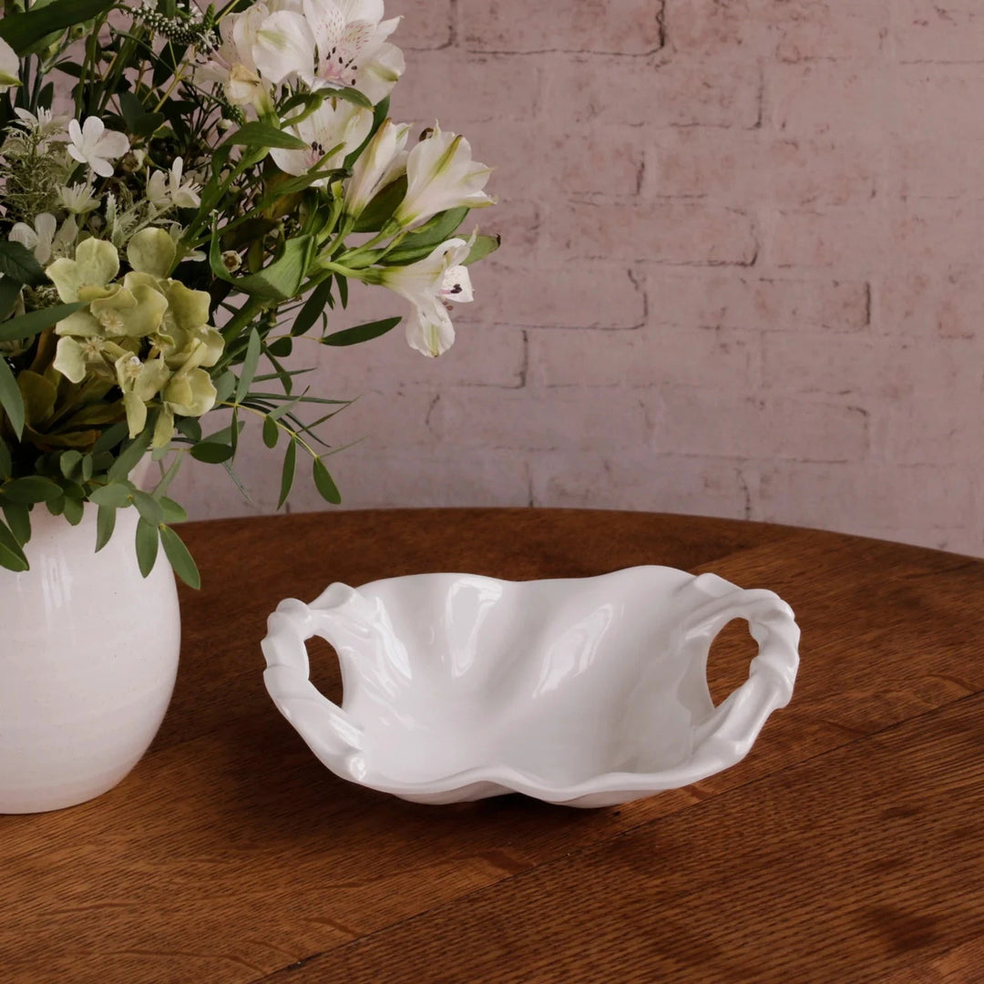 VIDA Sasha Small Bowl with Handles Decorative Bowl Beatriz Ball 