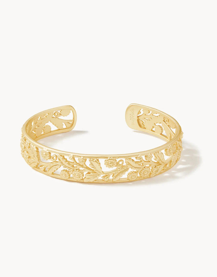 Vine Cuff Gold Womens Bracelet Spartina 