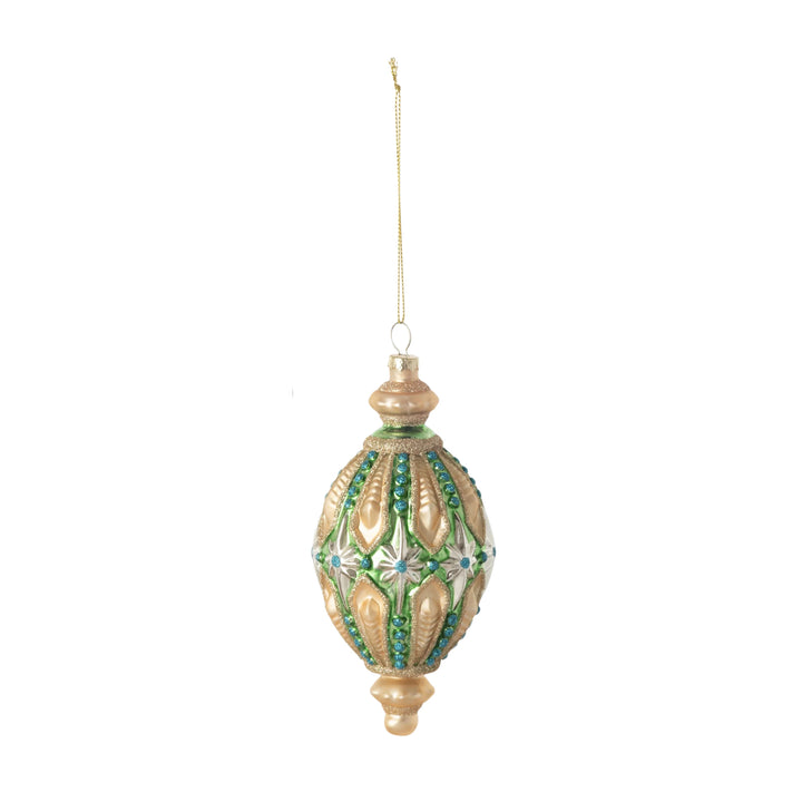 Vintage Final Ornament Christmas Ornament 180 Degrees Green 