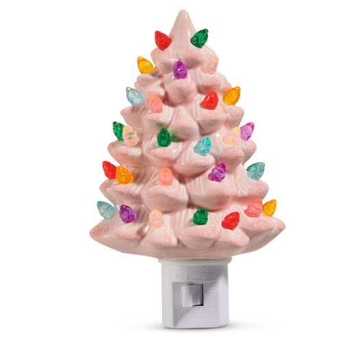Vintage Tree Night Light - Pink Night Light RAZ 