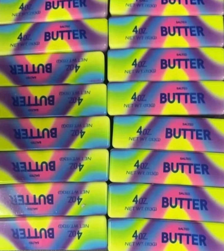 Viral Rainbow Butter Squishy Activity Toy Golden Parrot 