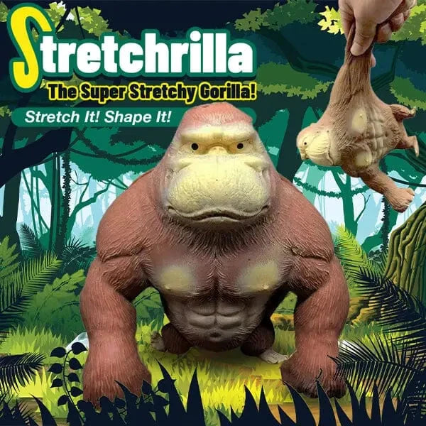 Viral Stretchrilla: the Super Stretchy Gorilla Activity Toy Showcase 
