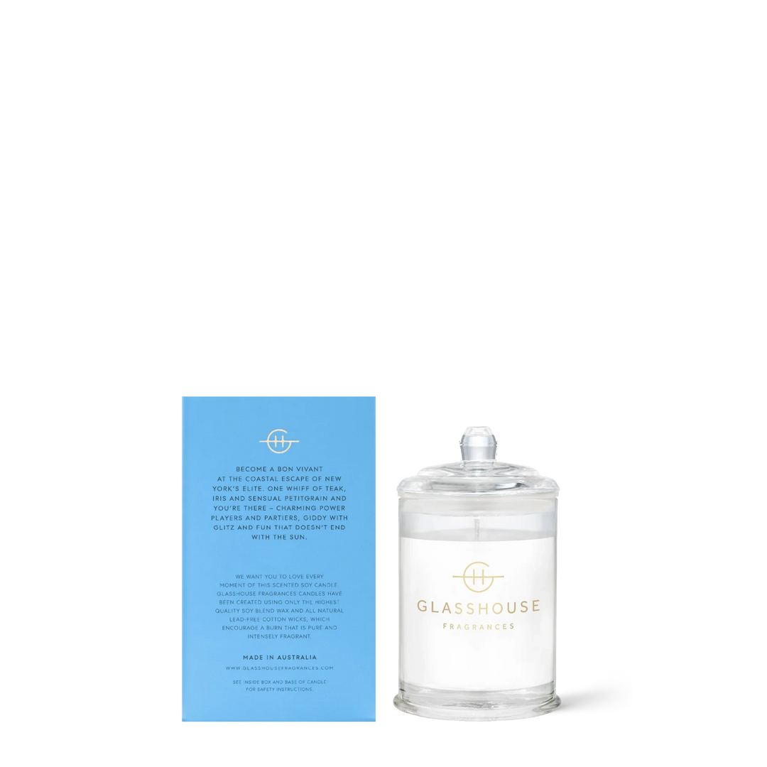 Votive 60g Candle - The Hamptons Candle Glasshouse Fragrances 