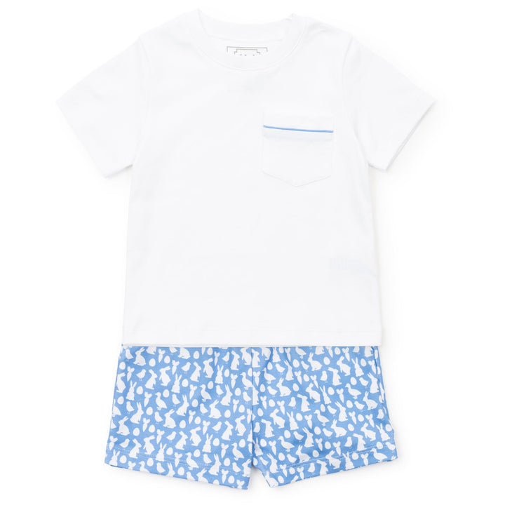 Walker Short Set - Easter Time Blue Boy Set Lila & Hayes 