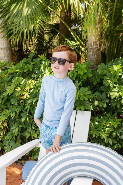 Walker's Wave Spotter Swim Shirt - Beale Street Blue Boy Bathing Suit Beaufort Bonnet 