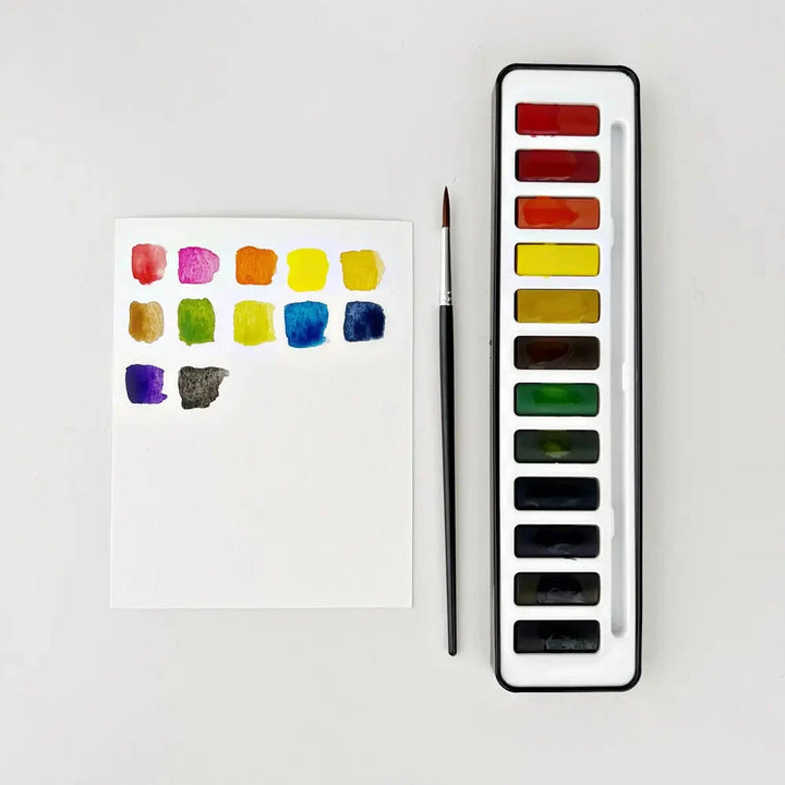 Watercolor Paint Set with Brush Toy Craft Kits Emily Lex Studio 