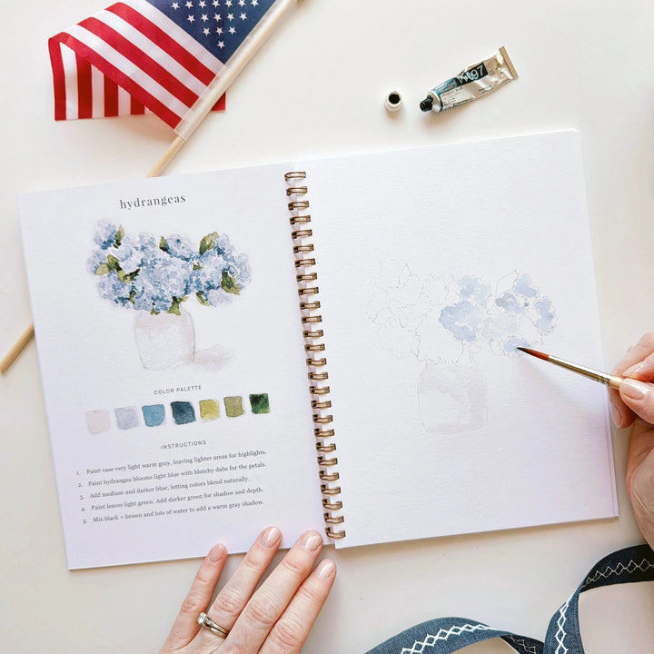 Watercolor Workbook - Americana Toy Craft Kits Emily Lex Studio 
