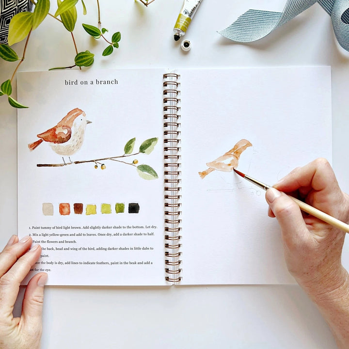 Watercolor Workbook - Animals Toy Craft Kits Emily Lex Studio 