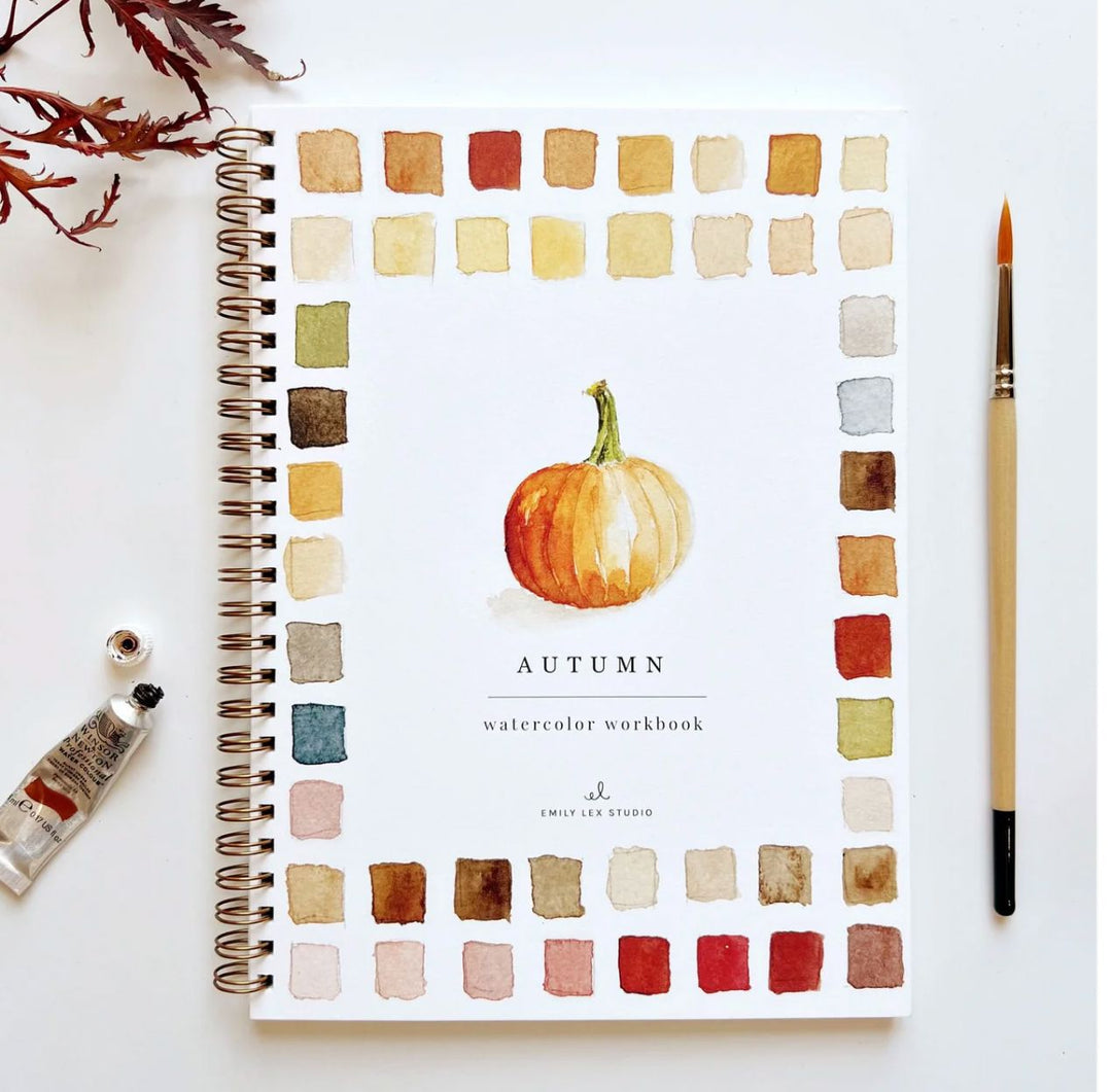 Watercolor Workbook - Autumn Toy Craft Kits Emily Lex Studio 