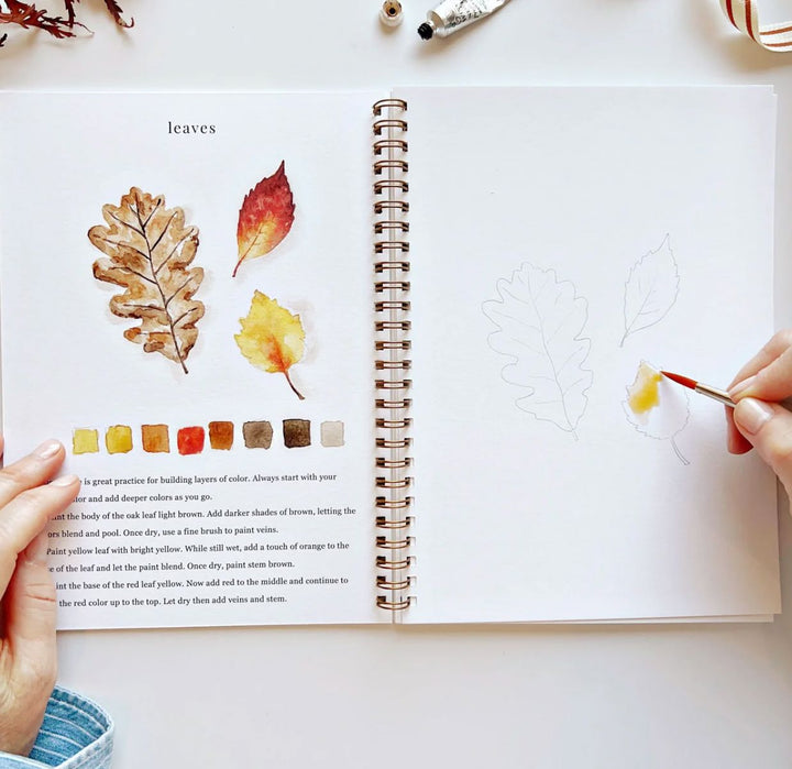 Watercolor Workbook - Autumn Toy Craft Kits Emily Lex Studio 