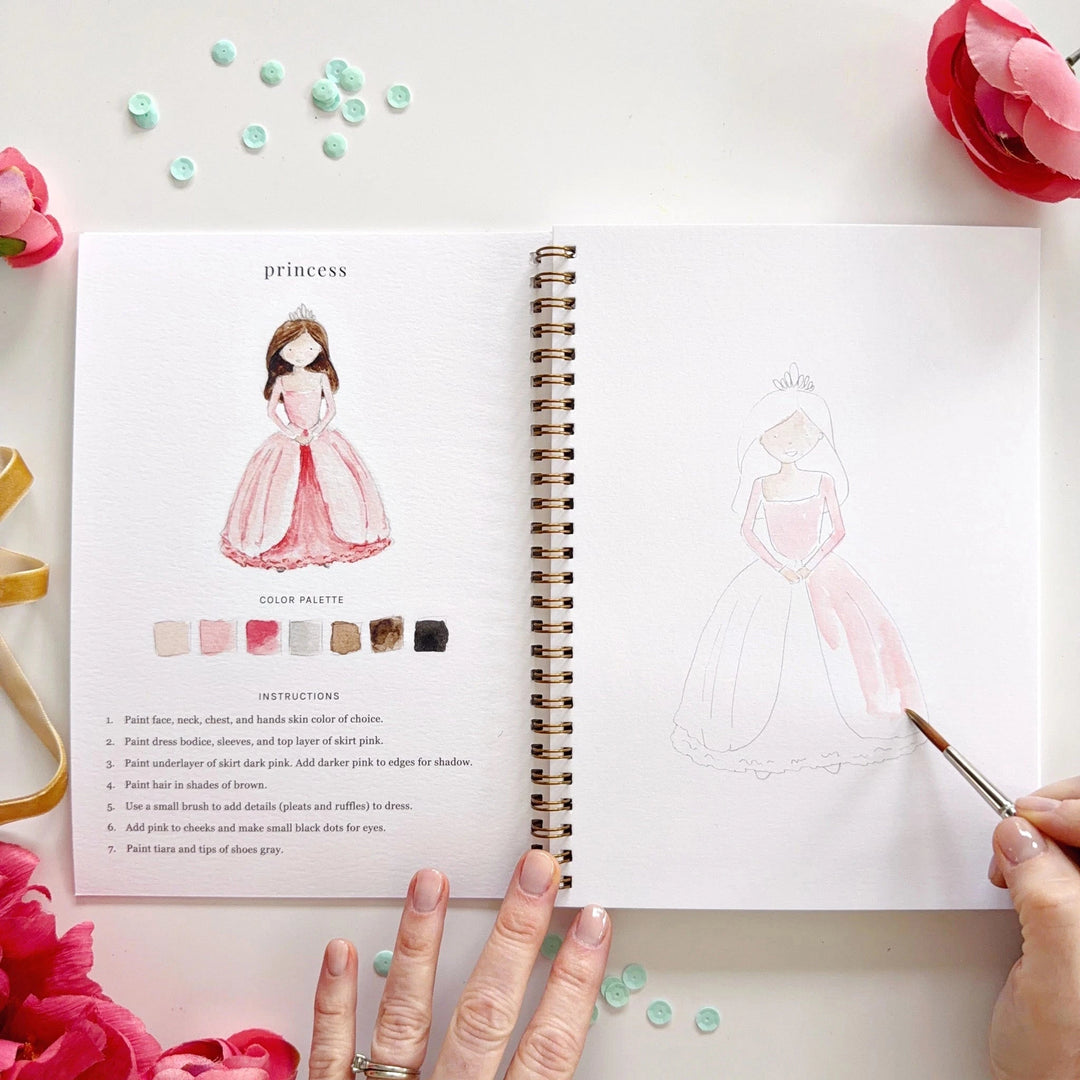 Watercolor Workbook - Fairytale Toy Craft Kits Emily Lex Studio 