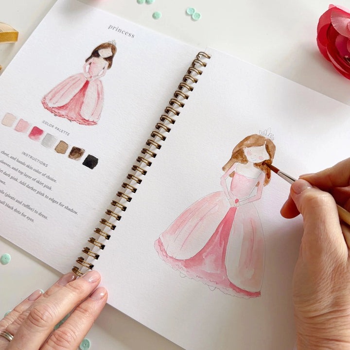 Watercolor Workbook - Fairytale Toy Craft Kits Emily Lex Studio 