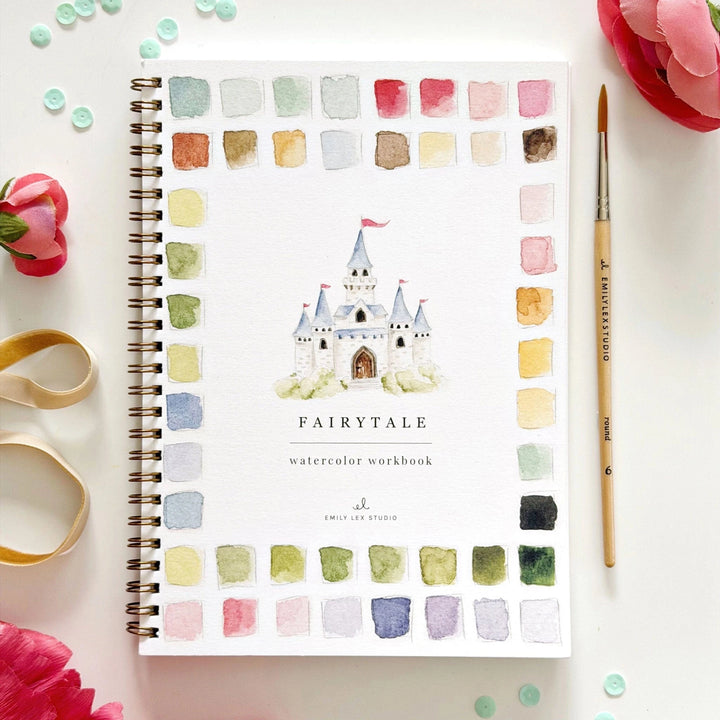 Watercolor Workbook - Fairytale Toy Craft Kits Emily Lex Studio 