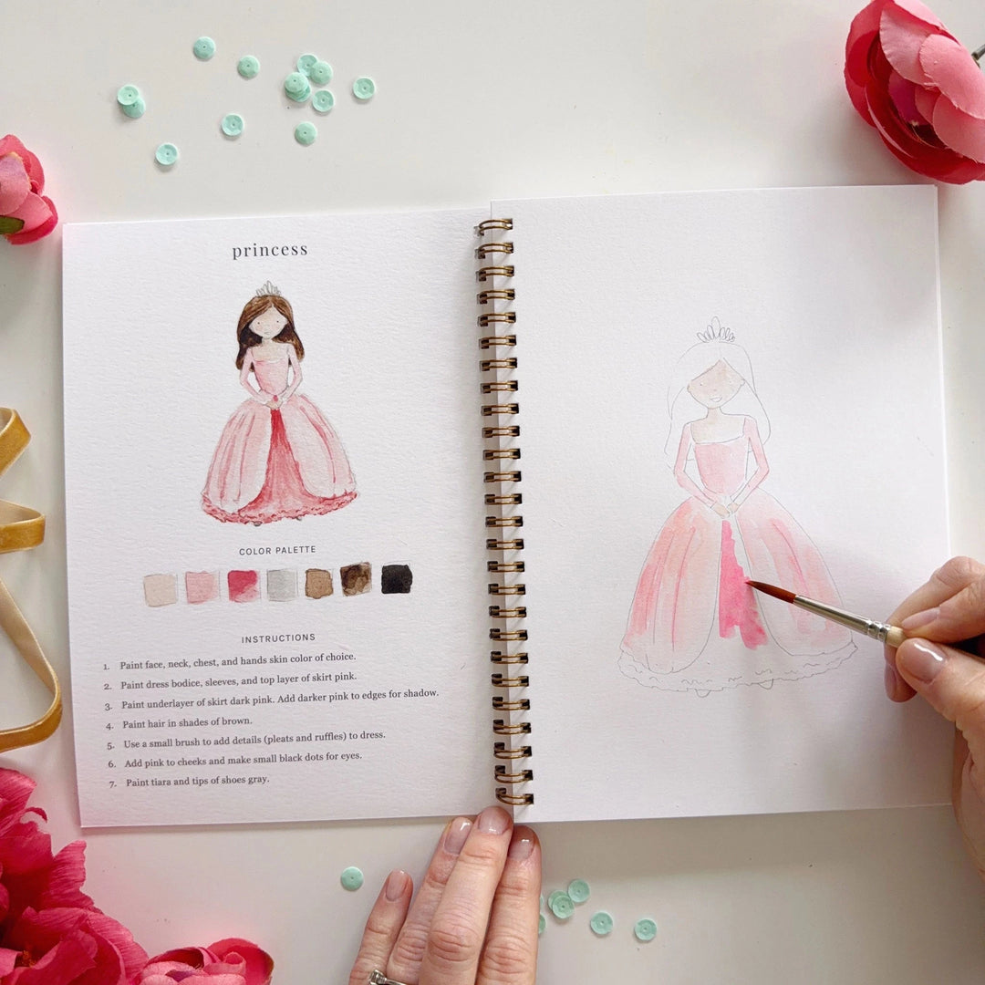 Watercolor Workbook - Fairytale Toy Craft Kits Emily Lex Studio 