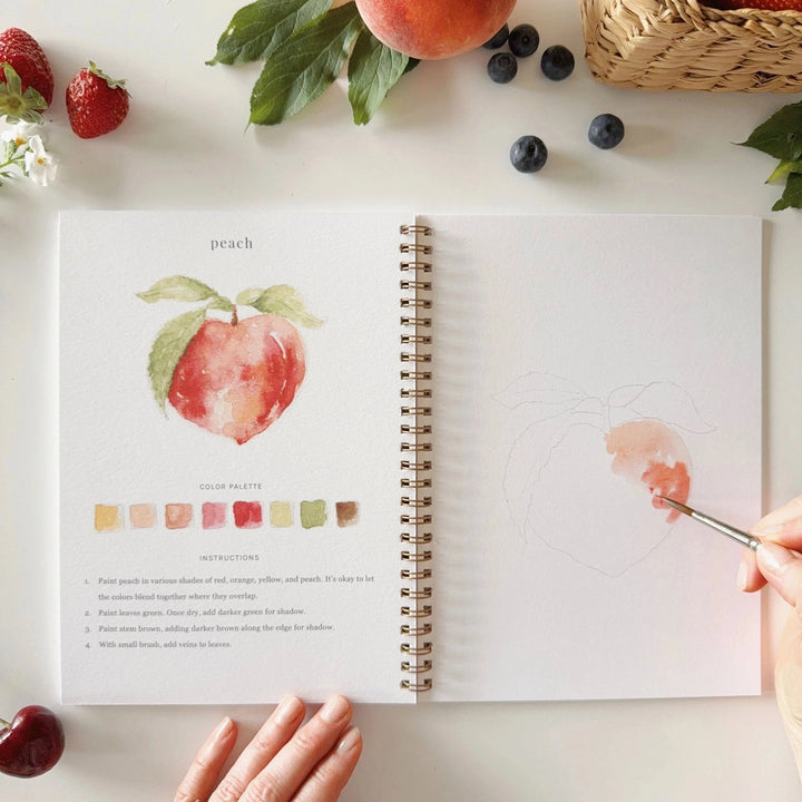 Watercolor Workbook - Fruit Toy Craft Kits Emily Lex Studio 