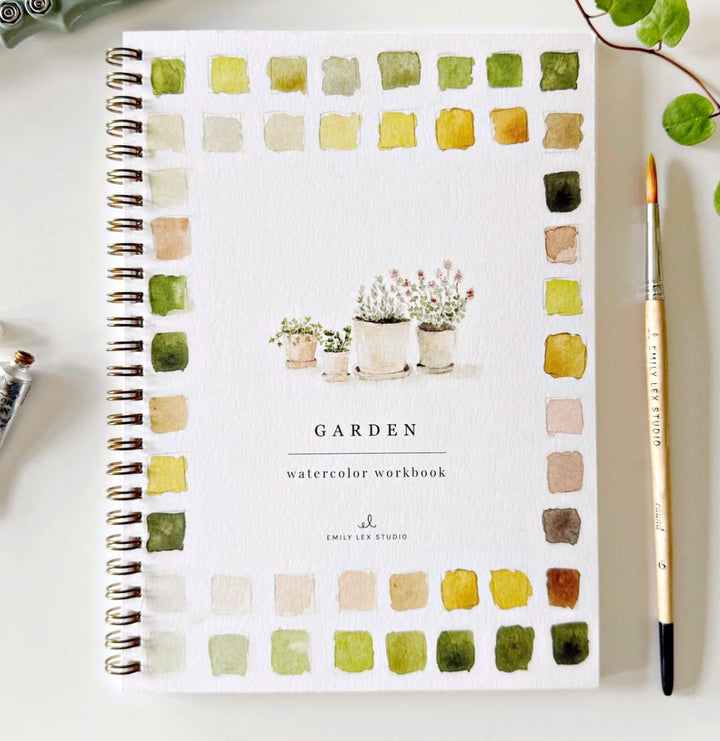 Watercolor Workbook - Garden Toy Craft Kits Emily Lex Studio 