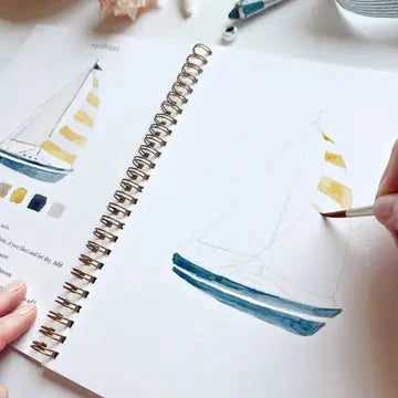 Watercolor Workbook - Seaside Toy Craft Kits Emily Lex Studio 