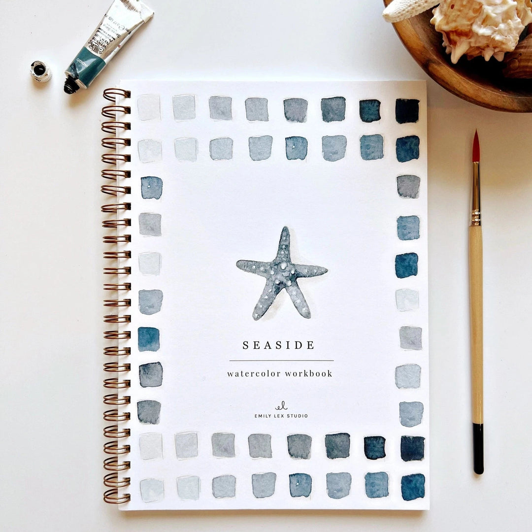 Watercolor Workbook - Seaside Toy Craft Kits Emily Lex Studio 