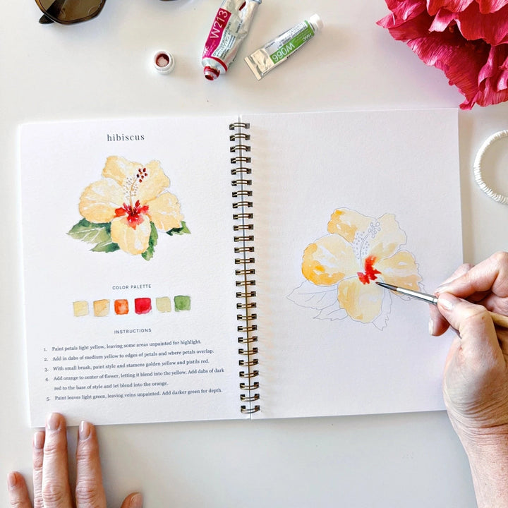 Watercolor Workbook - Tropical Toy Craft Kits Emily Lex Studio 