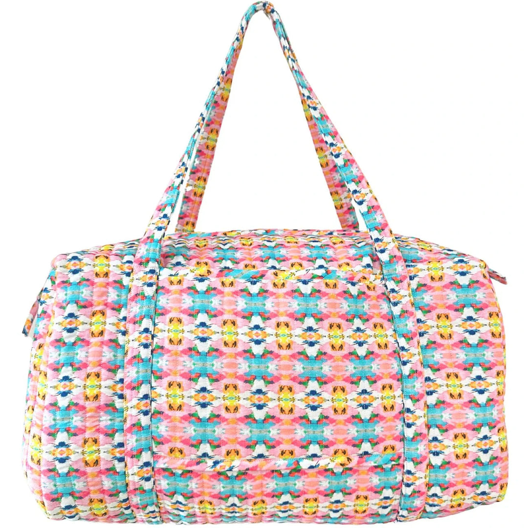 Weekender Duffle Bag - Sumner Pink Duffle Bag Laura Park Design 
