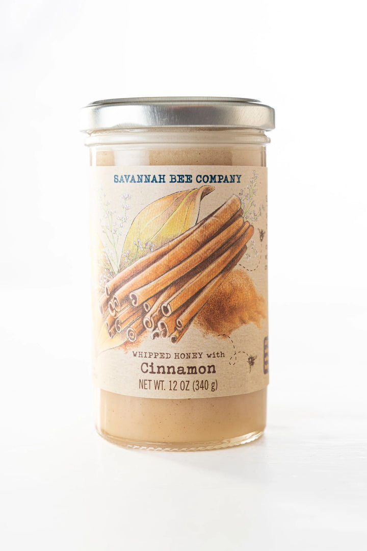 Whipped Honey with Cinnamon - 12oz Food Savannah Bee Company 