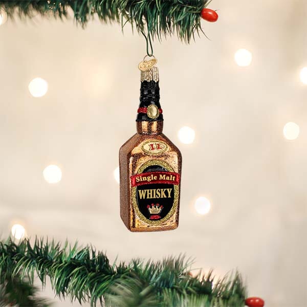 Whiskey Bottle Ornament Christmas Ornament Old World Christmas 