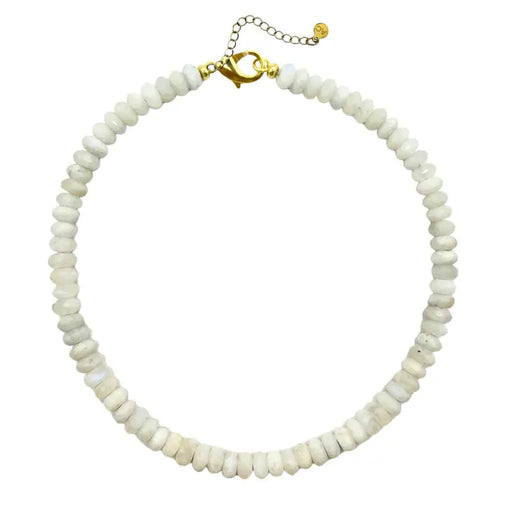 White Bellini Necklace - 18" Womens Necklace Accessories Concierge 